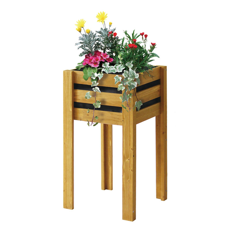 Pot à fleurs en bois Muktar