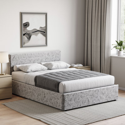 Enya Upholstered Ottoman Bed