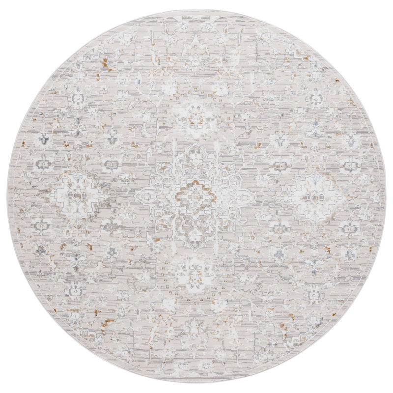 Weasner Performance Oriental Rug, Round 6'7"