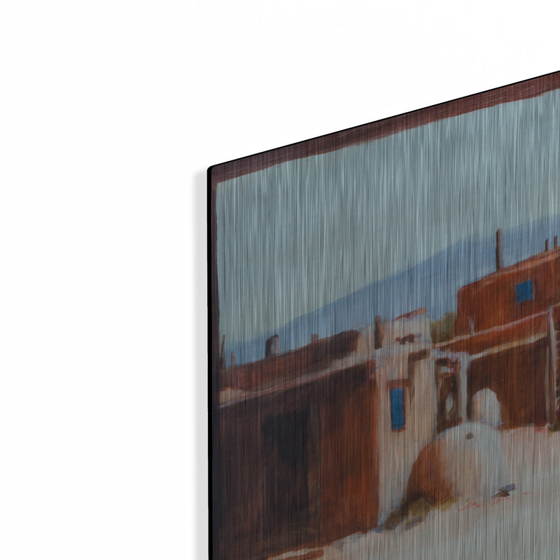 «Divided Light» par J.E. Knauf, art mural en métal, H 12 po x l 36 po