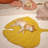  Leaf Shape Pet Blanket, Ginkgo Yellow