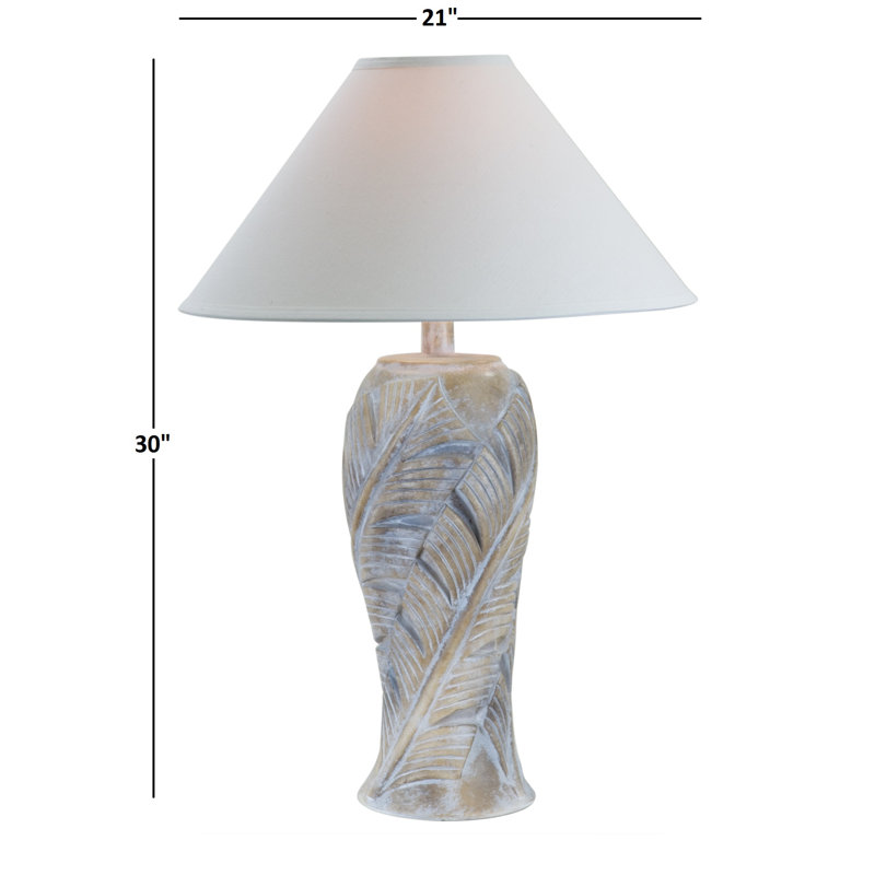 Toxey Resin Table Lamp, Dark Sand