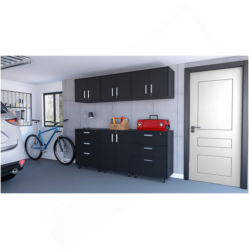 Wenge 6 Piece Garage Set