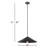 Lilliana 1-Light Dimmable Height Adjustable Pendant-1802870532-1802870535