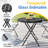Folded Glass Round Outdoor Side Table-860741548-860741550