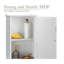34mm W 53mm H Medicine Cabinet Mirror