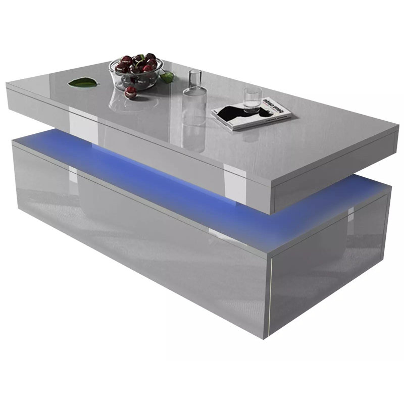 Hampton & Stewart Coffee Table with Storage, Grey