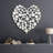 Tesselation Heart-Shaped Wall Mirror
