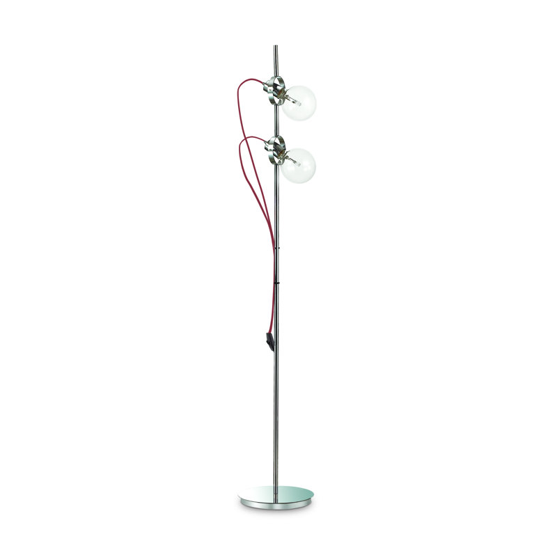 Lampe sur pied à l’arbre 62,99 po Lott, Chrome