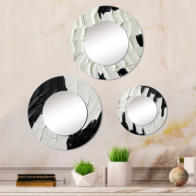 Bergfield Metal Round Mirror