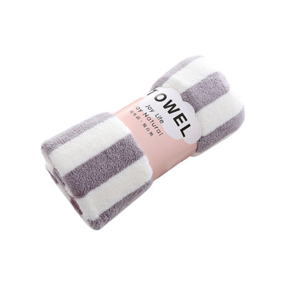 Serviette de toilette en molleton doux pour la salle de gym à domicile, hôtel de yoga pour piscine, grande serviette épaisse absorbante à séchage rapide, mauve 13,8 x 29,5 po