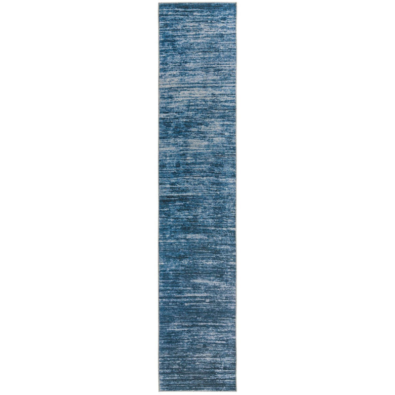 Ikhasa Chenille Abstract Indoor Rug, Runner 2'6" x 14'
