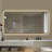 Black frame wall mirror with rounded corners vanity mirror