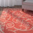 Arneshia Paisley Indoor / Outdoor Area Indoor/Outdoor Area Rug in Red/Natural-1860652154