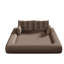 Canapé-lit Lazy, canapé-lit pliable multifonctionnel 78,7 po, canapé-lit rembourré en mousse 3-en-1