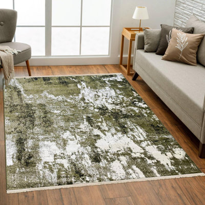 Tapis moderne à franges Modern