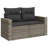  Garden Sofa Set Grey