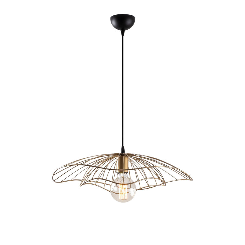 Vintage Glam Chandelier, 50 cm Diameter, Adjustable Height 110 cm, Metal Body, E27 Socket Max 40W, Lighting Fixture for Living Room, Dining Room & Entryway, IP20 Rated, & Durable Design