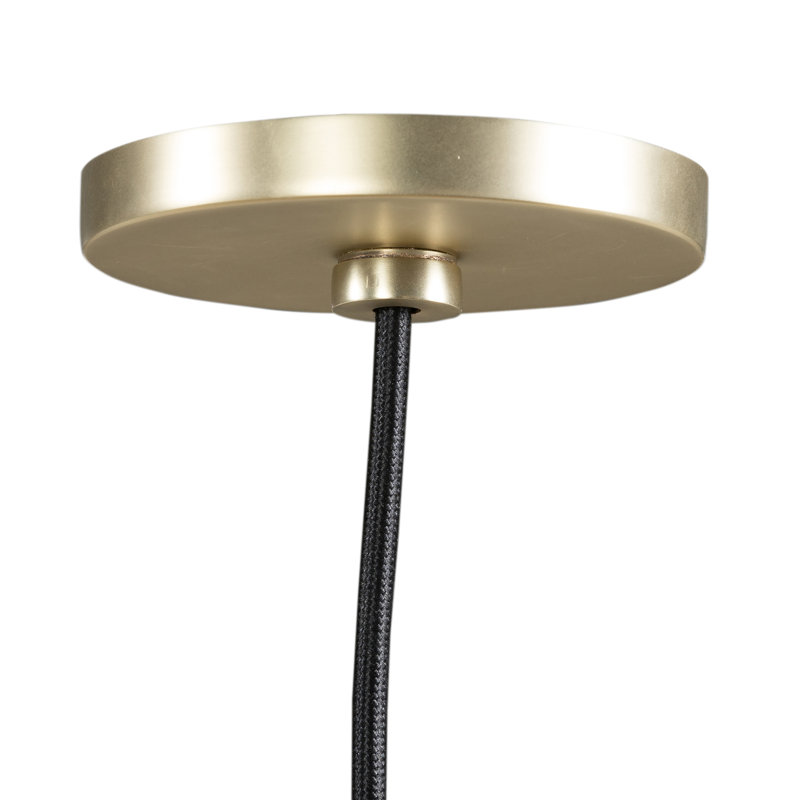 Cullen 1 - Light Pendant, Natural Walnut/Antique Brass, Camel