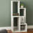 Geometric Step 4-Tier Open Bookcase