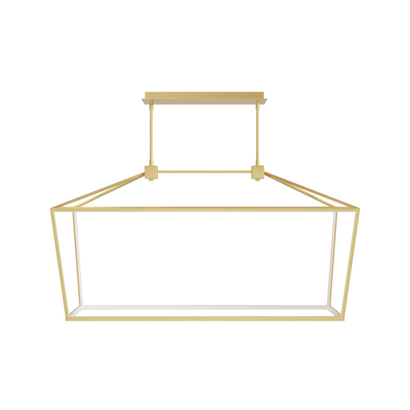 1 - Light LED Pendant, Gold