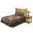 Courtepointe réversible simple Harvest Log Cabin-24549601
