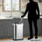 13 Gallon Trash Can with Lid, Automatic Motion Sensor Touchless Mute Kitchen Garbage Can Waste Bin-88947319