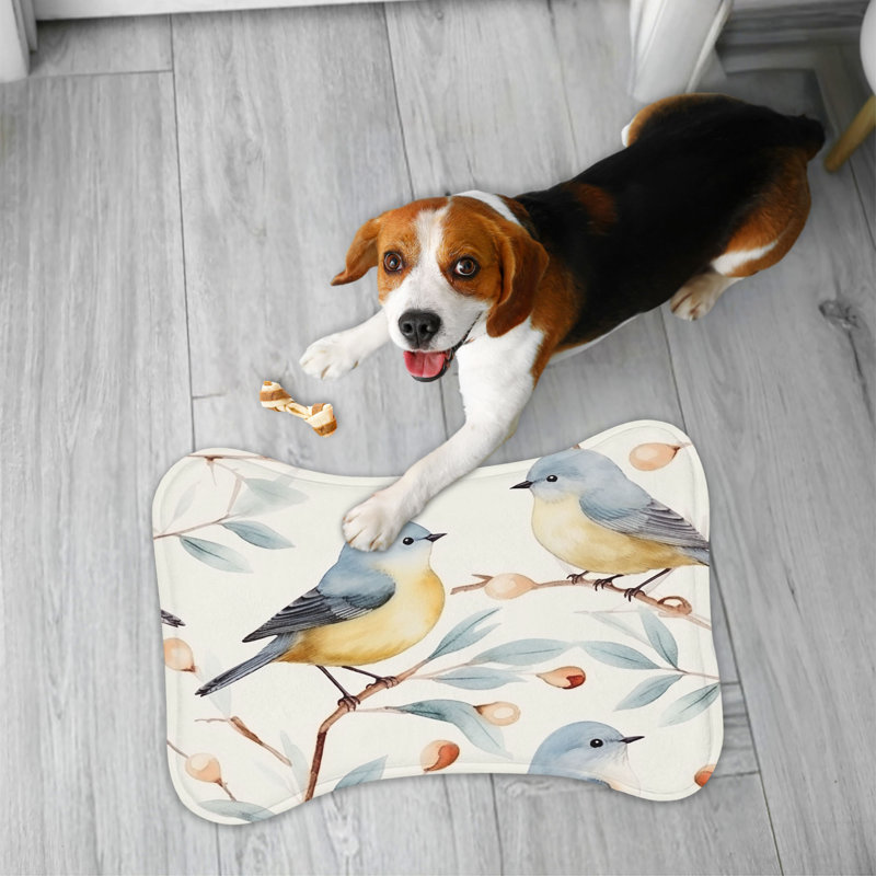 Tapis d'alimentation en forme d'os 1 pièce
