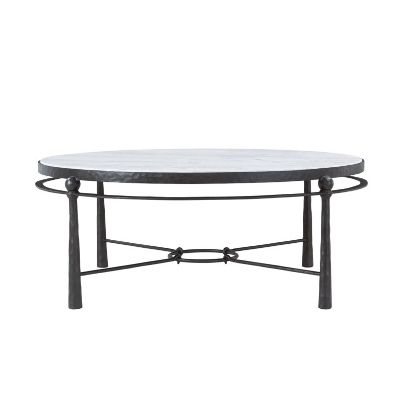 Spencer London Round Metal Cocktail Table