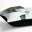 Audrey Hepburn Portrait In Abstract Square Throw Cushion-56241875-56241879