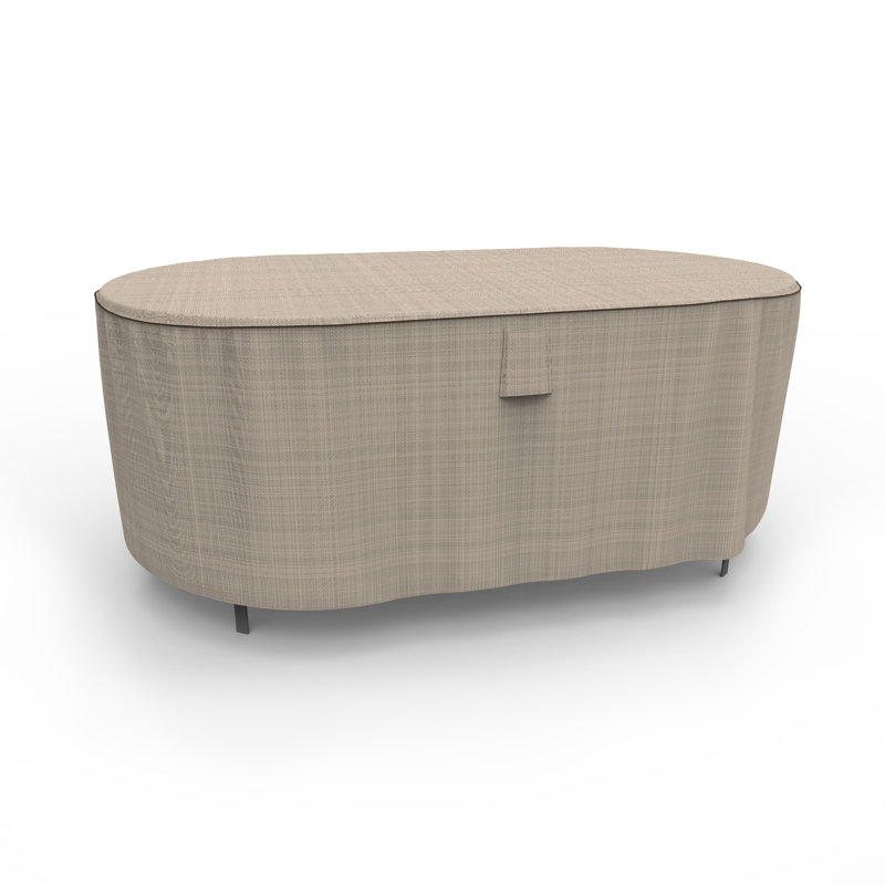 Housse pour table de patio ovale résistante à l'eau Miguel, H 28 po x l 42 po x P 96 po