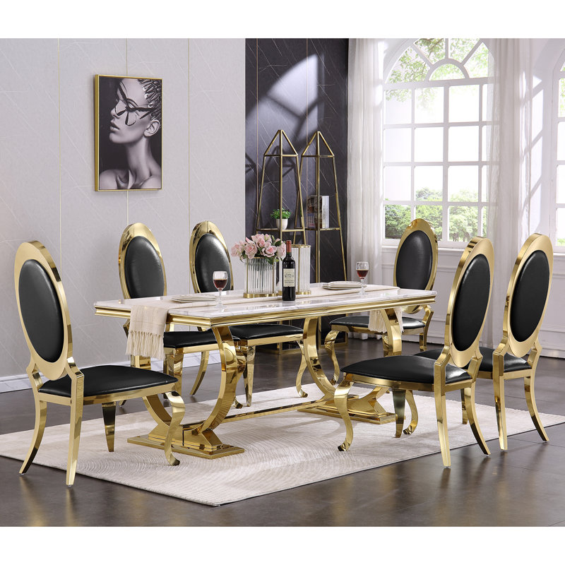 Chaise d'appoint noire Hovik