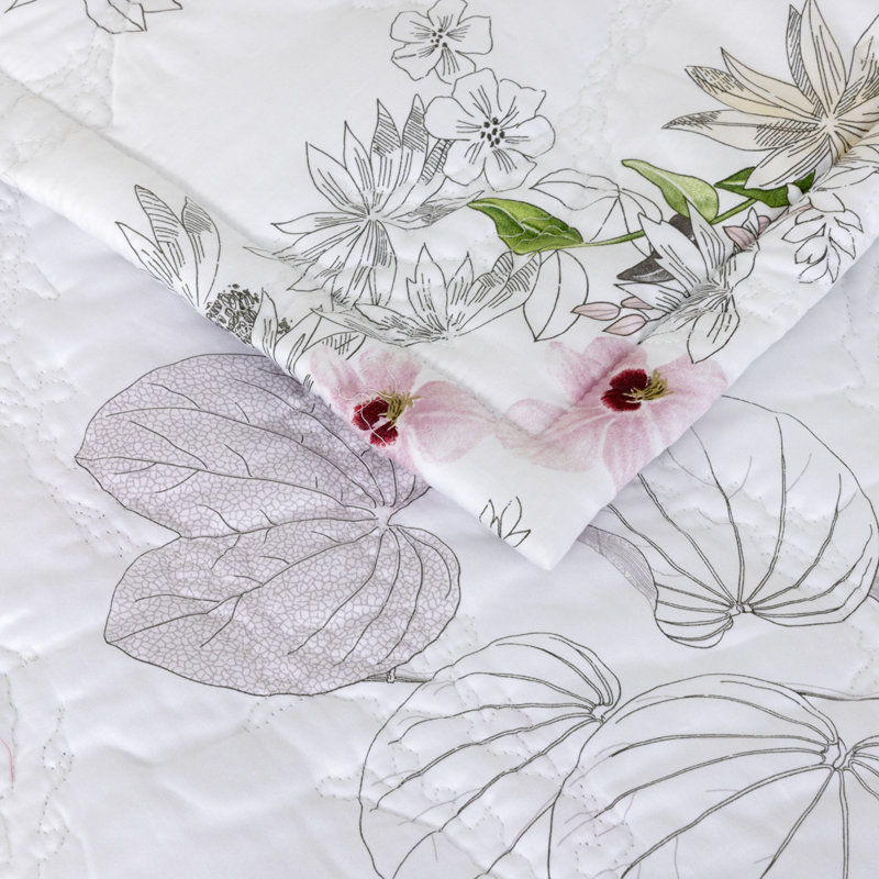 Orchidee Coverlet, Twin Coverlet