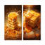Miel Baklava Bounty Dessert - Ensemble de 2 reproductions d'art mural-102569923-102569922
