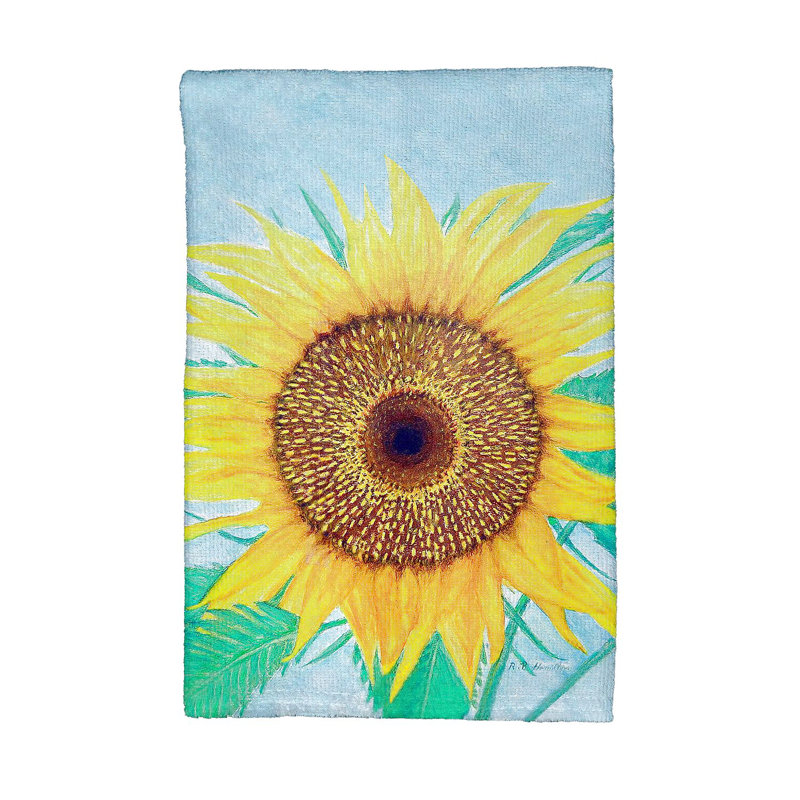 Serviette de thé tournesol