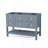 48" Gray Bathroom Vanity Cabinet Without Countertop