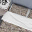 Ensemble de housse de couette en microfibre brun / beige 3 pièces