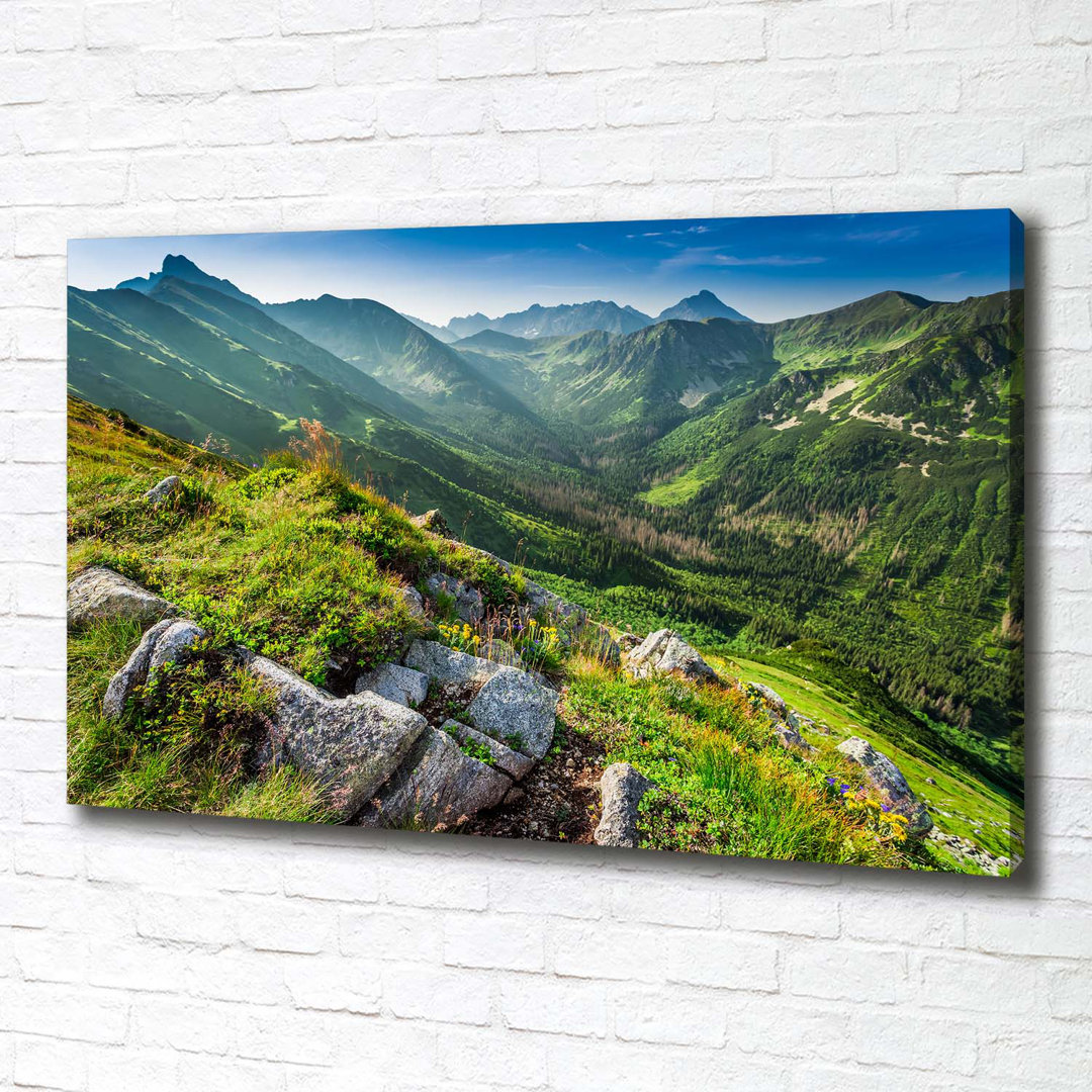 Morgendämmerung in der Tatra - Kunstdrucke auf Leinwand - Wrapped Canvas