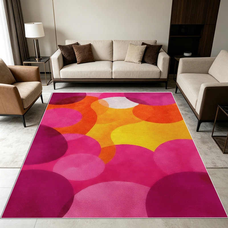 1PC Abstract Brushstroke Gold and Grey Distressed Farmhouse area rugs for Living Room, Soft and Comfortable, Suitable for all seasons, easy-to-maintain, machine washable Indoor floor mat, Under Table Farmhouse suitable for living room, dining table.