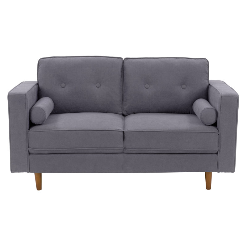 Causeuse Auxence, Polyester gris