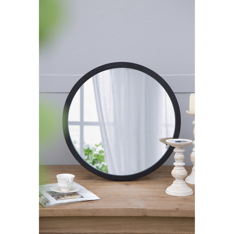 Miroir mural 20 po X, Noir