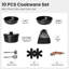 10 - Piece Non-Stick Aluminum Cookware Set