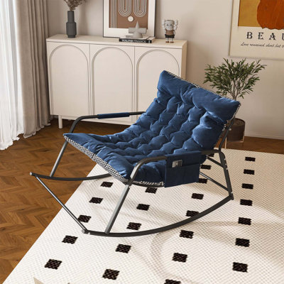 Comfort Rocking Chair with Storage, for Indoor/Outdoor Use
