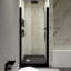 Double porte de douche coulissante sans cadre avec verre transparent de 3/8 po-112514027