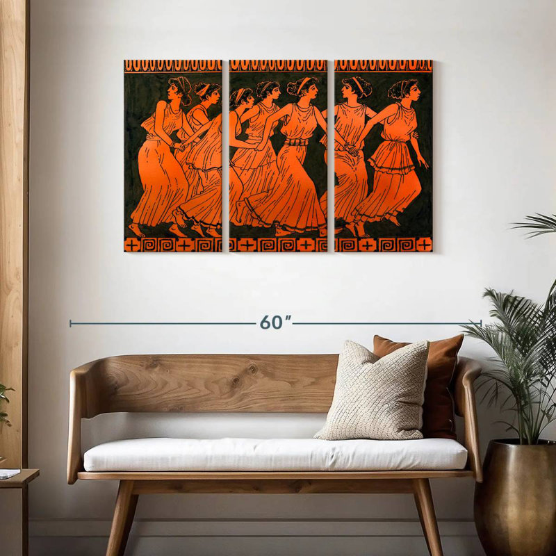 Pléiades de la mythologie grecque de Leisha, H 28 po x l 45 po