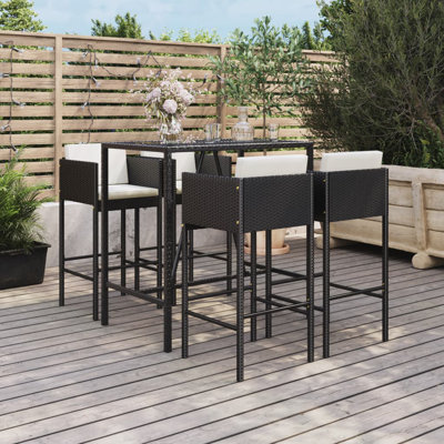 Metal Bar Set with Stools by Latitude Run