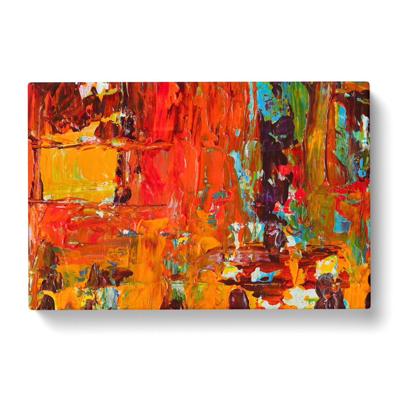 Abstract Art Painting Vol.192 by S.Johnson - Wrapped Canvas Painting, 60cm H x 91cm W x 3cm D