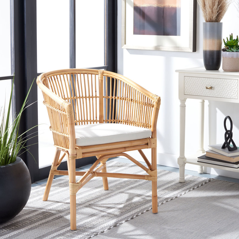 Fauteuil demi-tonneau Sawyer, Naturel