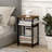 Adnand 3-Tier Industrial Metal Frame End Table with Storage Shelves, 1-Pack-1564288098