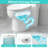 1.1/1.6 Gallons Dual-Flush Elongated One-Piece Toilet (Seat Included)